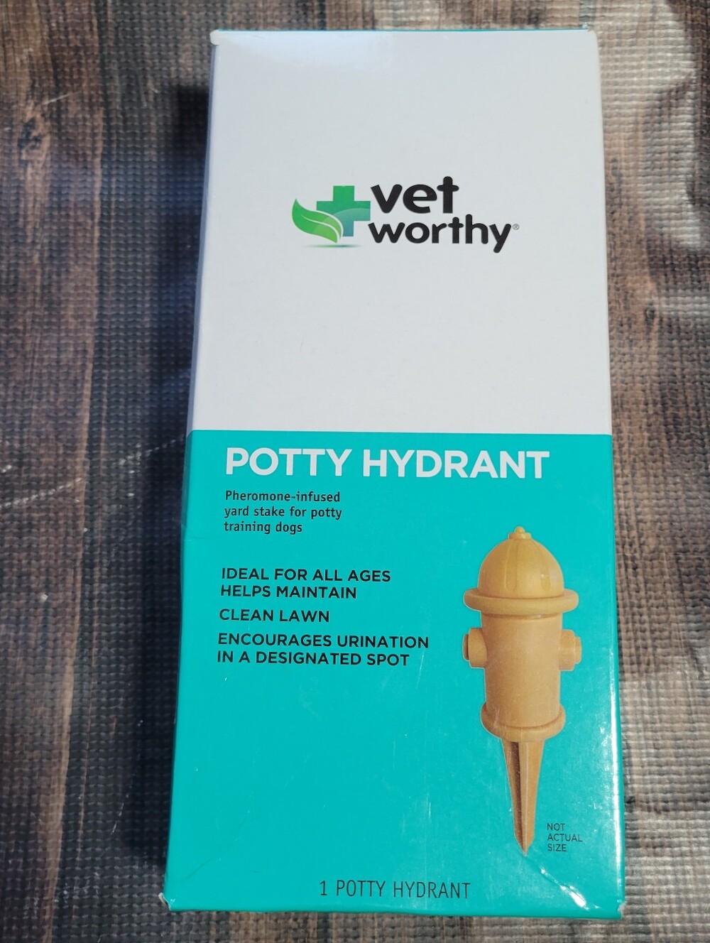 Vet Worthy Pet Potty Hydrant for Dogs - Scented Training Aid